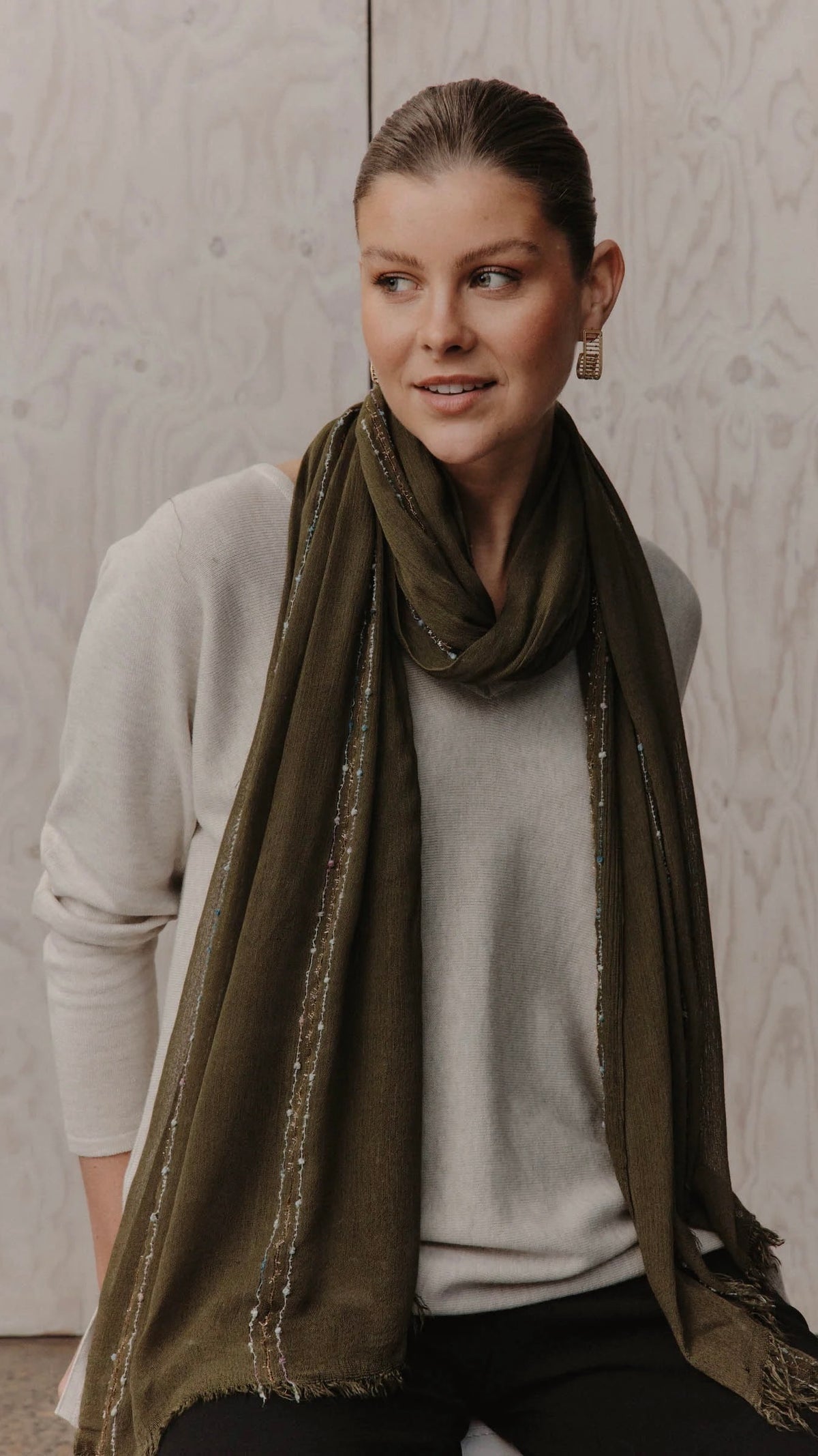 Ayana Scarf Olive