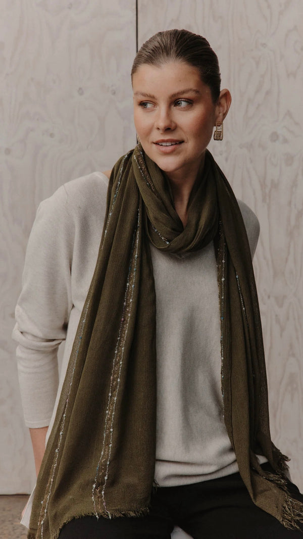 Ayana Scarf Olive