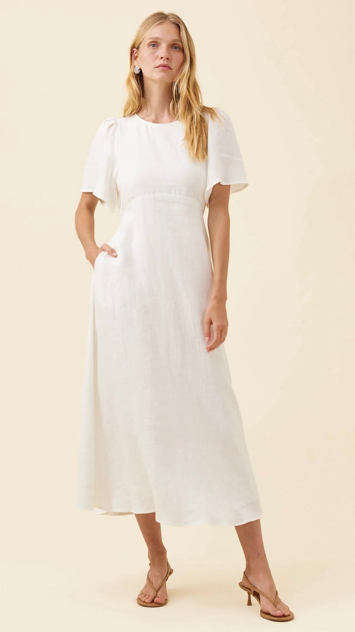 Anita Maxi Dress White