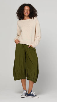 Cord Guru Pant Olive Green