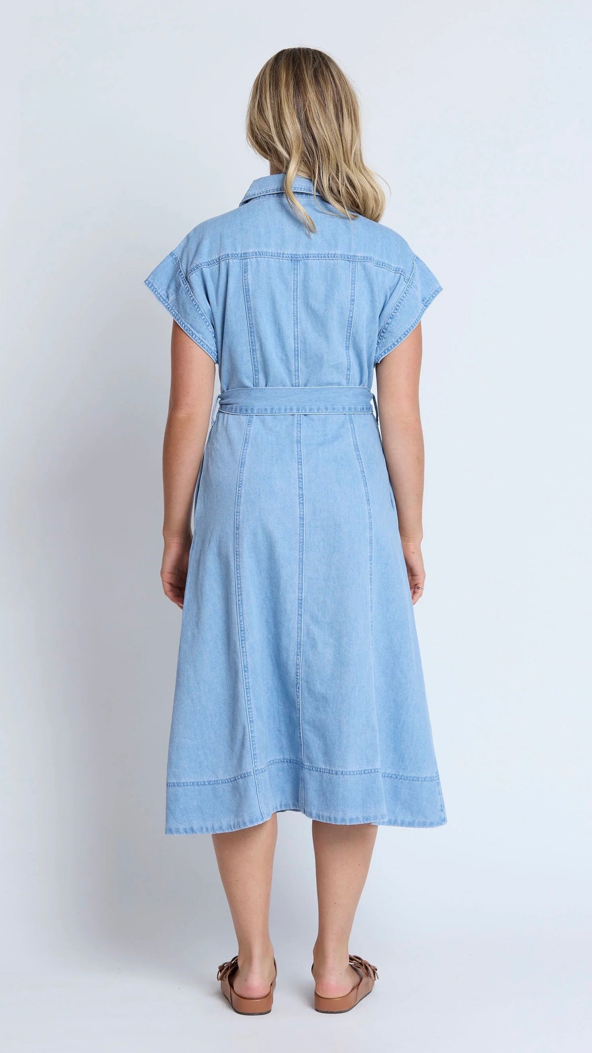 Duke Dress Light Wash