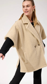 Jackson Oversized Vest Natural