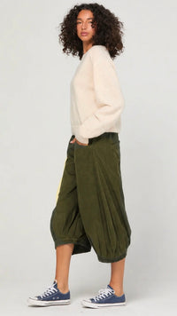 Cord Guru Pant Olive Green