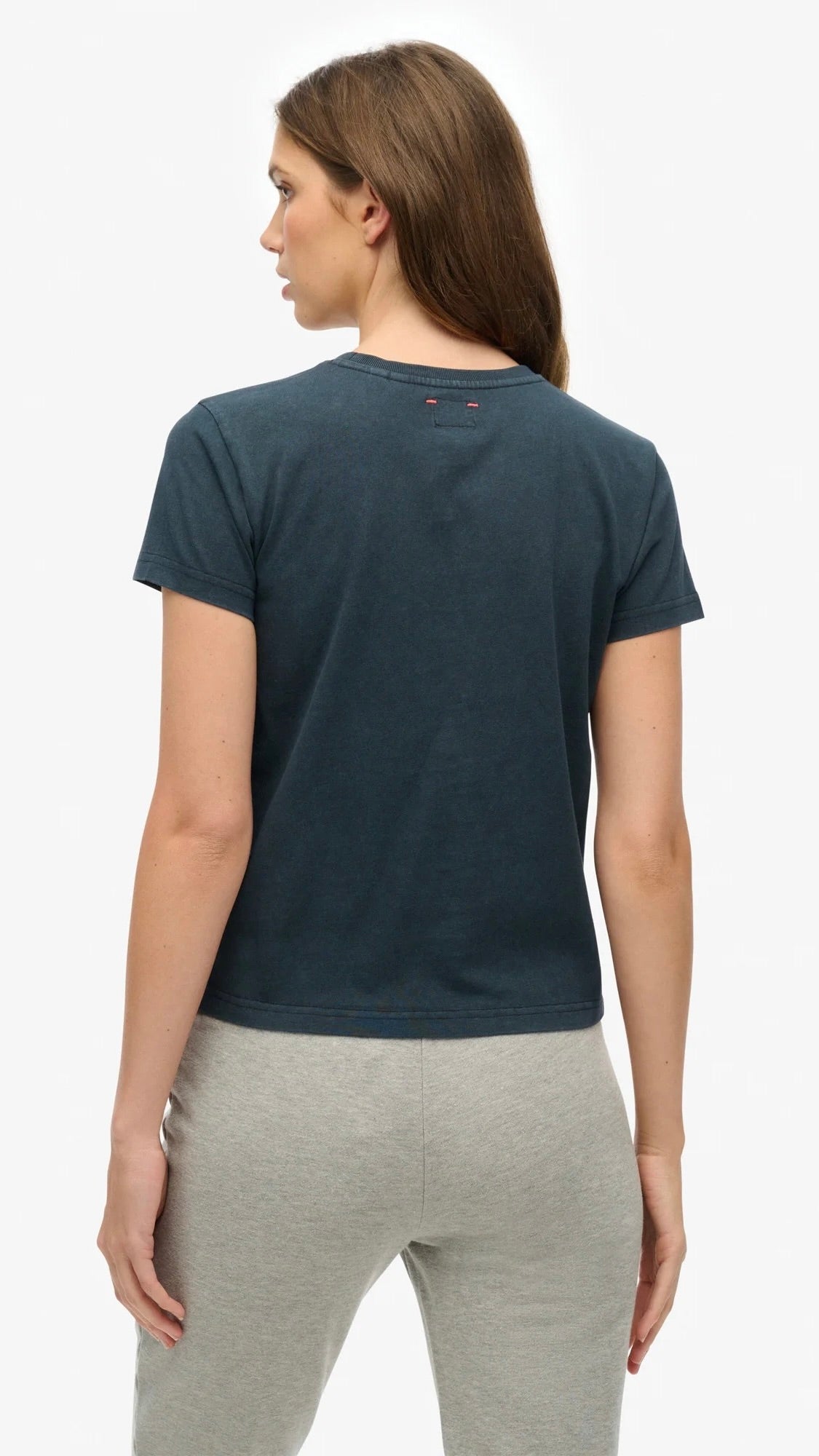 Athletic Graphic Fitted Tee Eclipse Navy