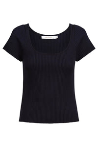 Adele Knit Tshirt Navy