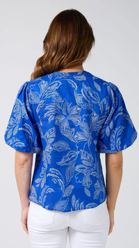 Tamara Blouse Corfu Cobalt
