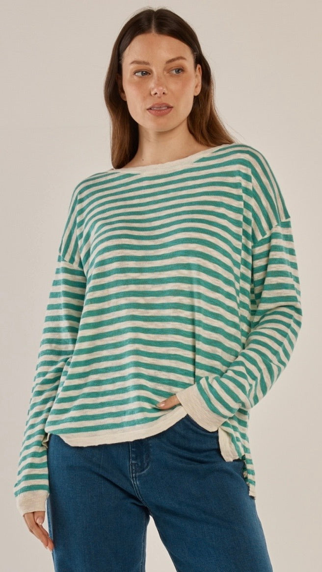 Natasha Knit Top Lime