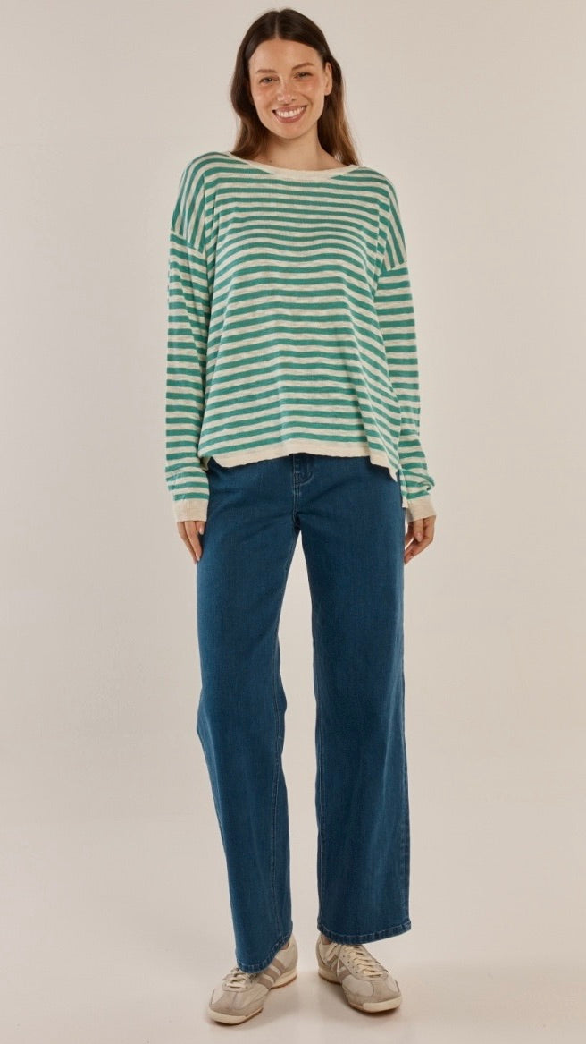 Natasha Knit Top Lime