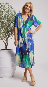 Palmera Tie Maxi Seafoam