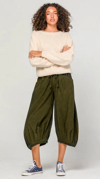 Cord Guru Pant Olive Green