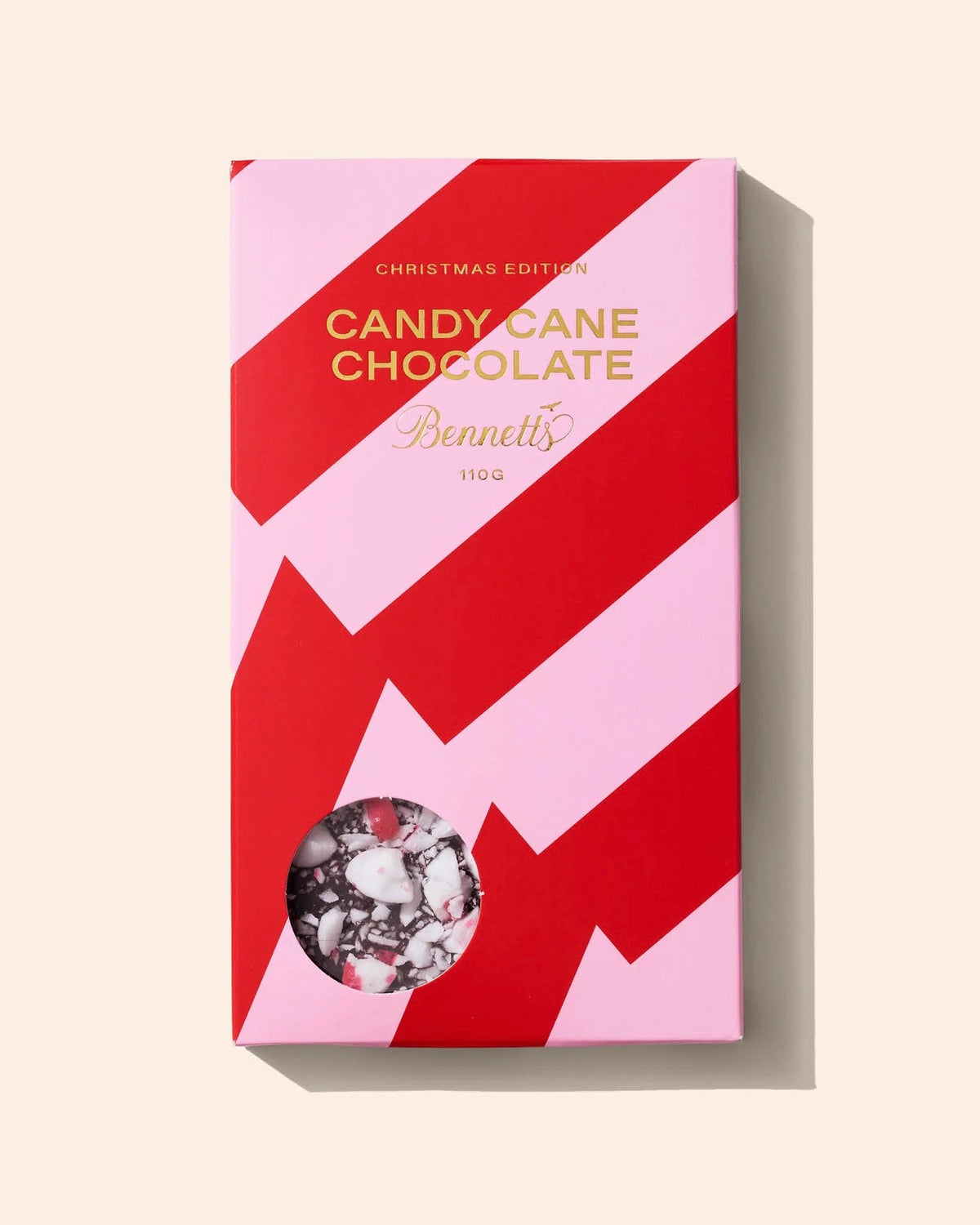 Bennetts Christmas Candy Cane Chocolate Bar