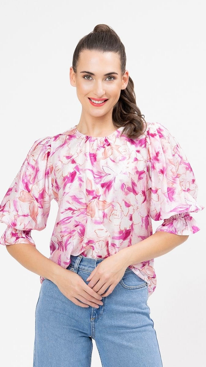 Magnificent Top Pink Splash