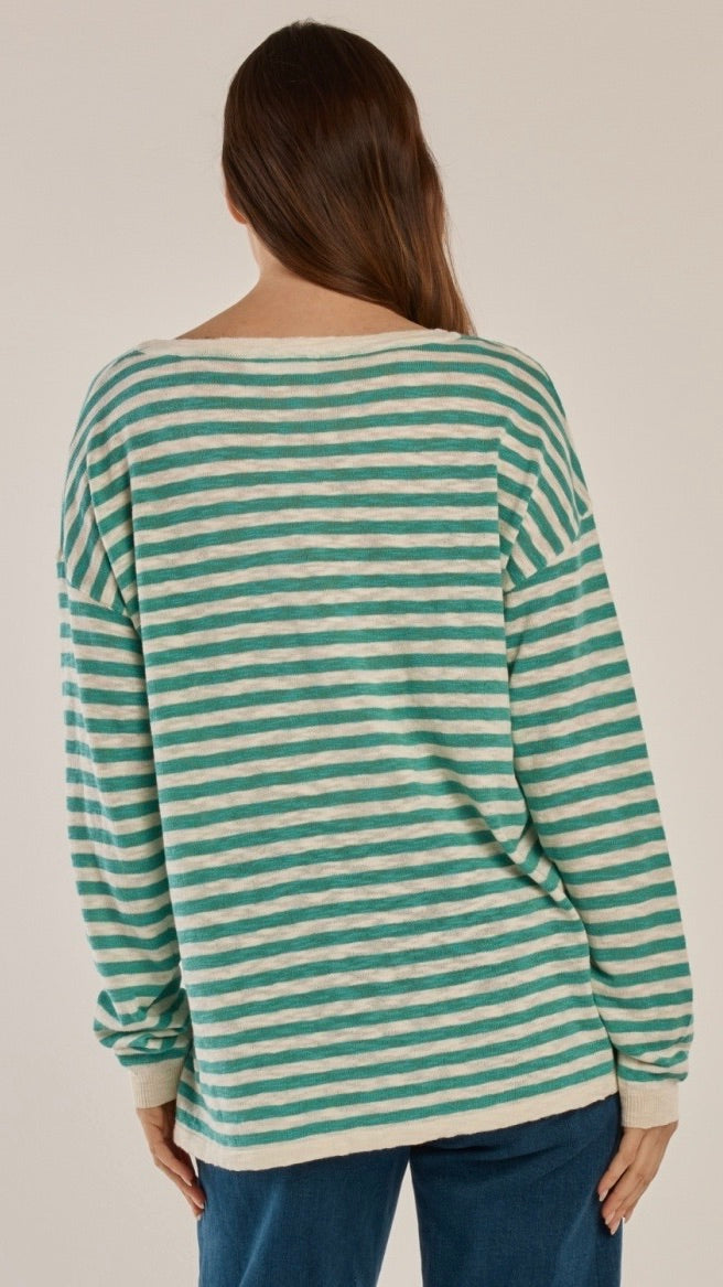 Natasha Knit Top Lime