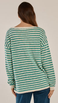 Natasha Knit Top Lime