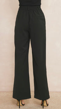 High Waisted City Pant Black