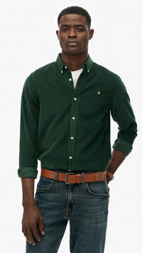 Classic Needle Cord Shirt Green