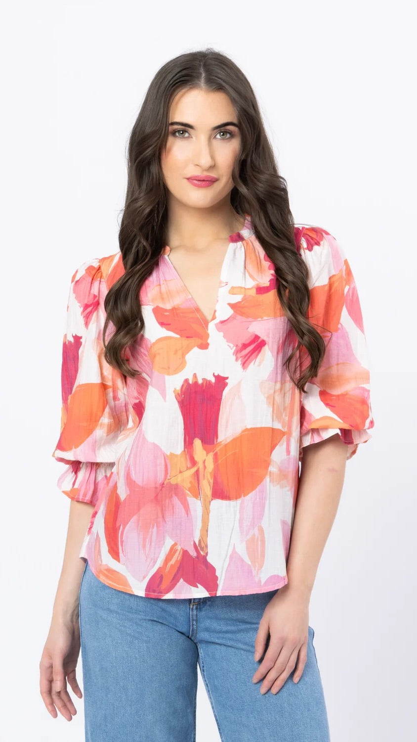 Graceful Top Pink Peach