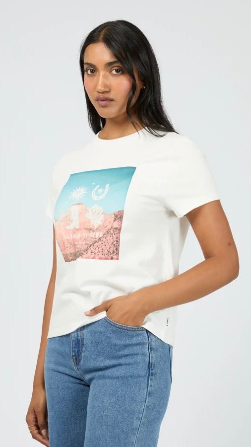 Dusk To Dawn Regular Tee White