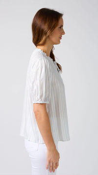 Arlo Blouse Santorini Stripe