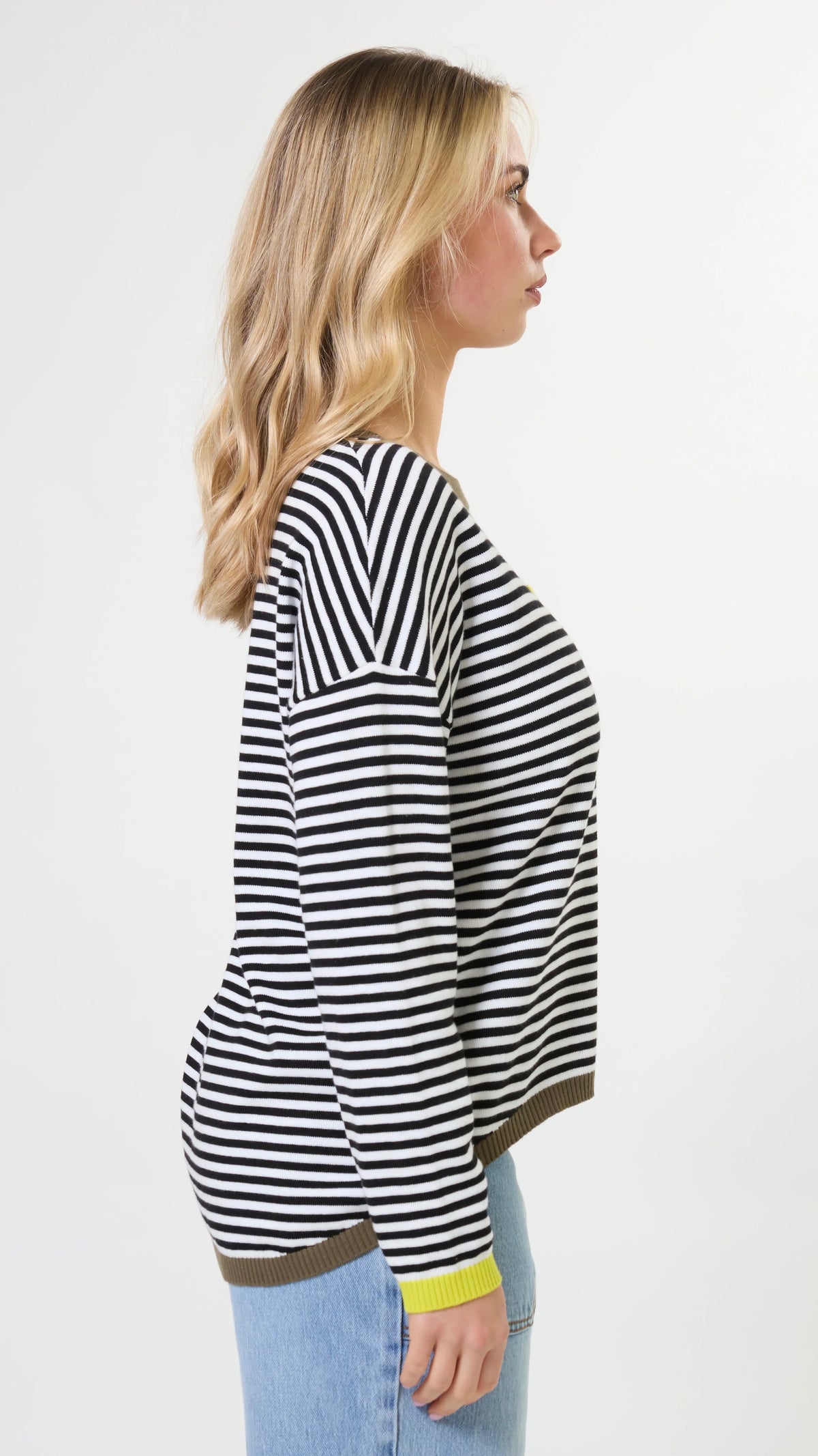 Street Pocket Jumper Black Lime