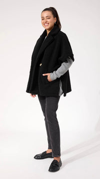 Jackson Oversized Vest Black