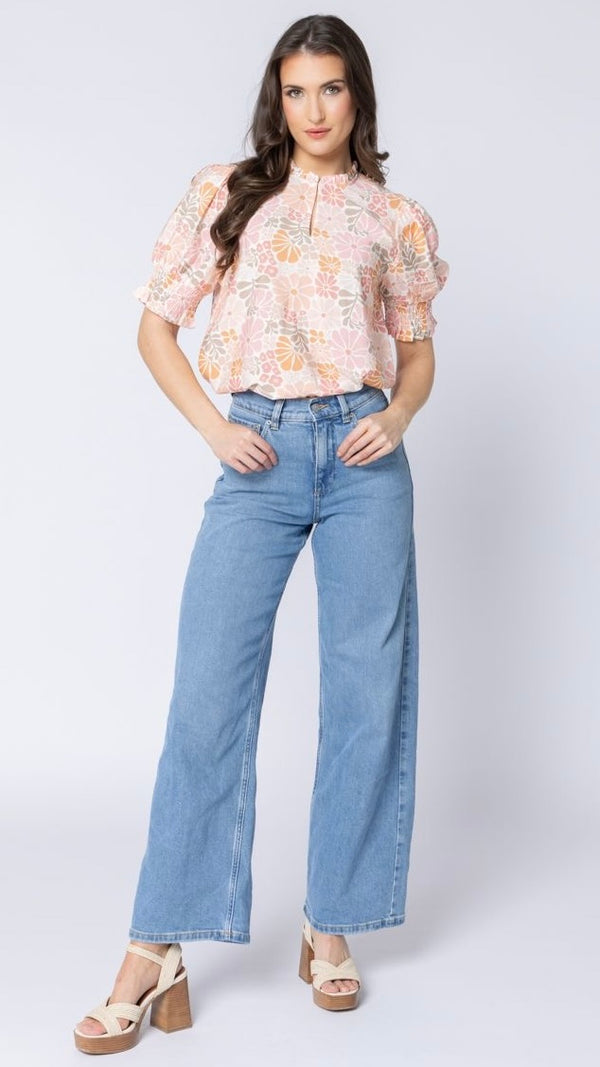 SS Movement Blouse Pink Petal