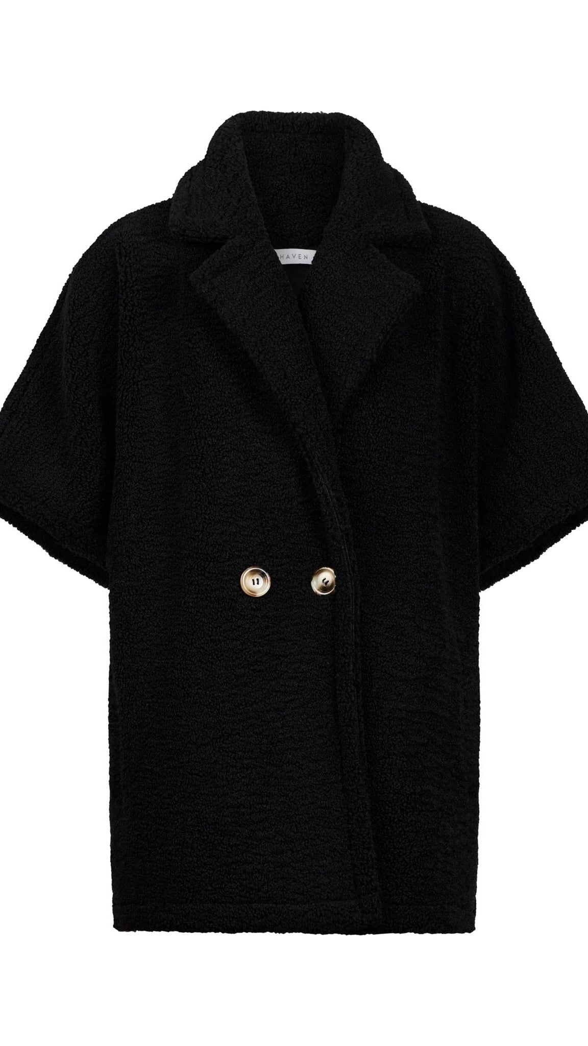 Jackson Oversized Vest Black