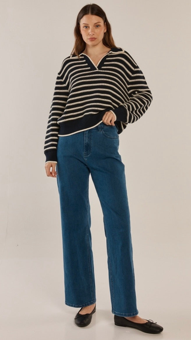 Aberdeen Polo Knit Sweat