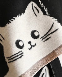 Cats Meow Scarf Black Mix