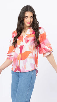 Graceful Top Pink Peach