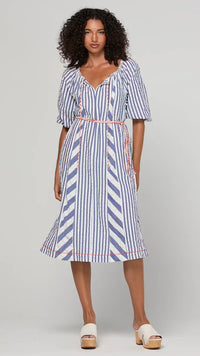 Lucia Dress Ocean Stripe September Arrival