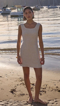 Alba Mini Dress Natrual