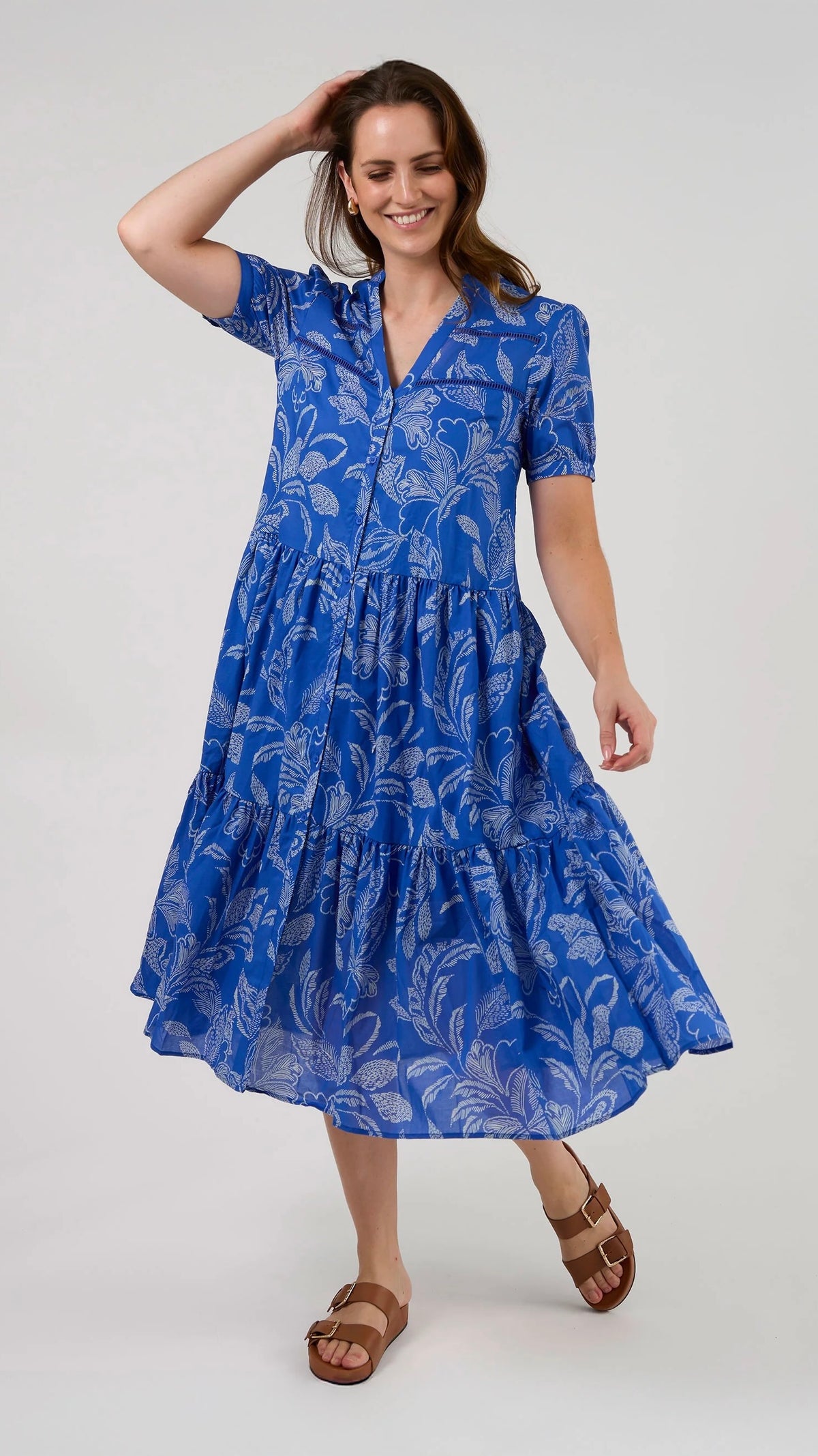 Maxine Dress Corfu Cobalt