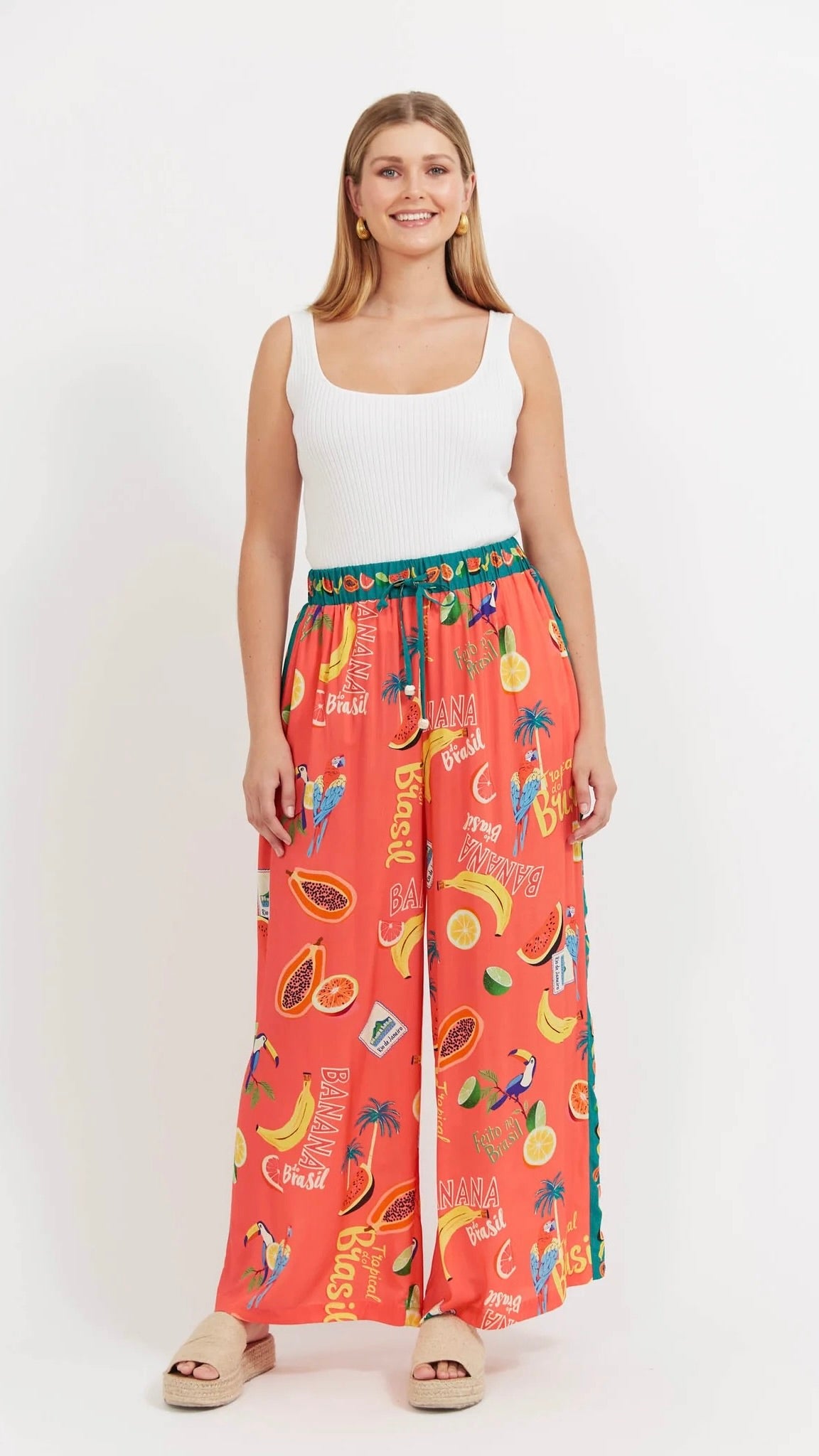 Cabana Pant Brasil Coral