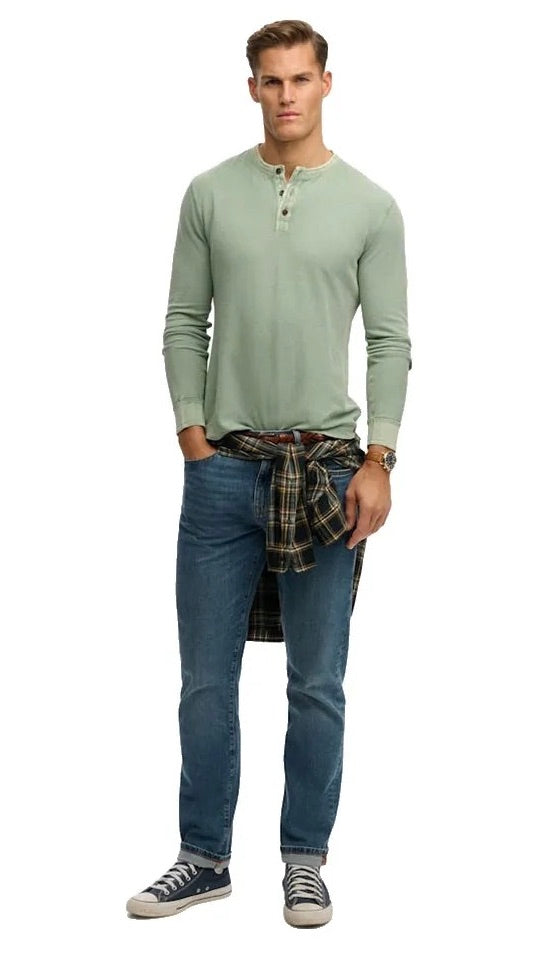 Superdry Grandad Textured Top