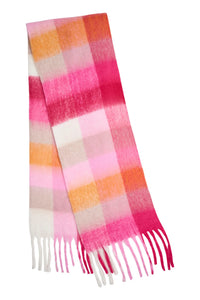 Niseko Check Scarf Pink