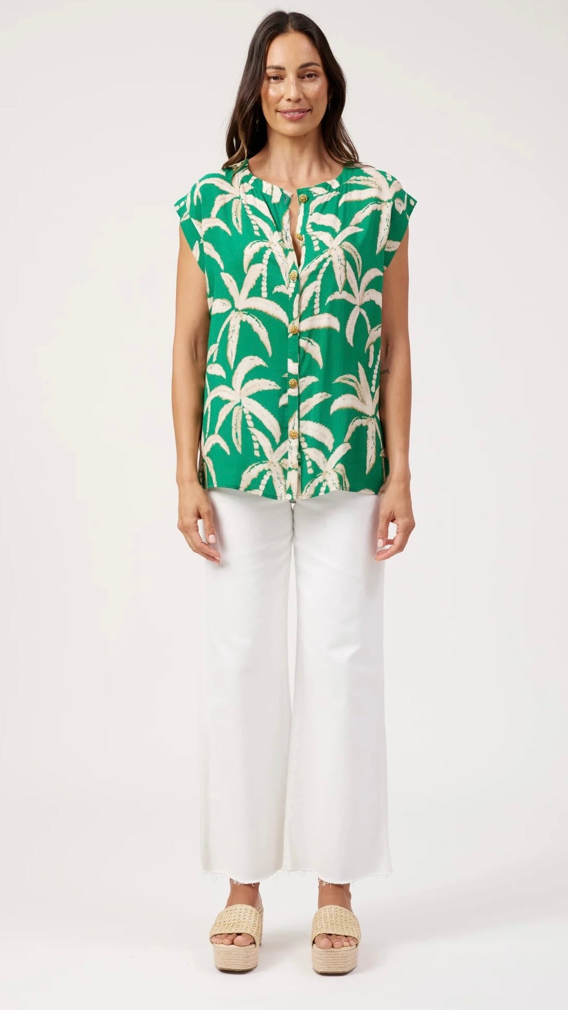 Congo Button Top Palm
