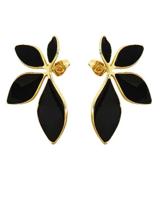 FME356 Retro Flower Black