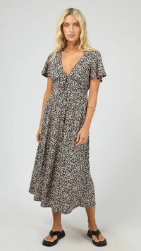 Rhea Midi Dress Black