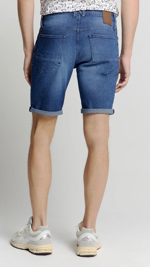 Stone Used Denim Short 228