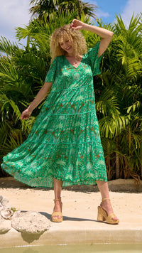 Haiti Maxi Dress Palms