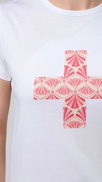 Classic Tee Strawberry Scoop White