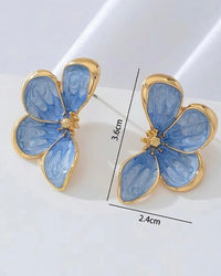 FME357 Half Flower Blue