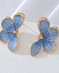 FME357 Half Flower Blue