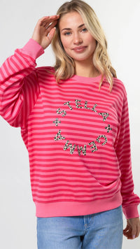 Essential Sweat Rotation Raspberry Leopard