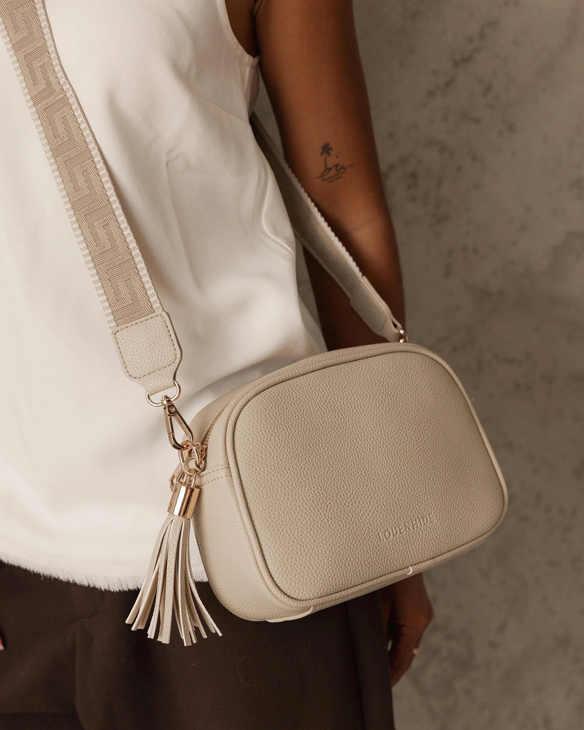 Jacinta Gia Crossbody Bag Biscotti