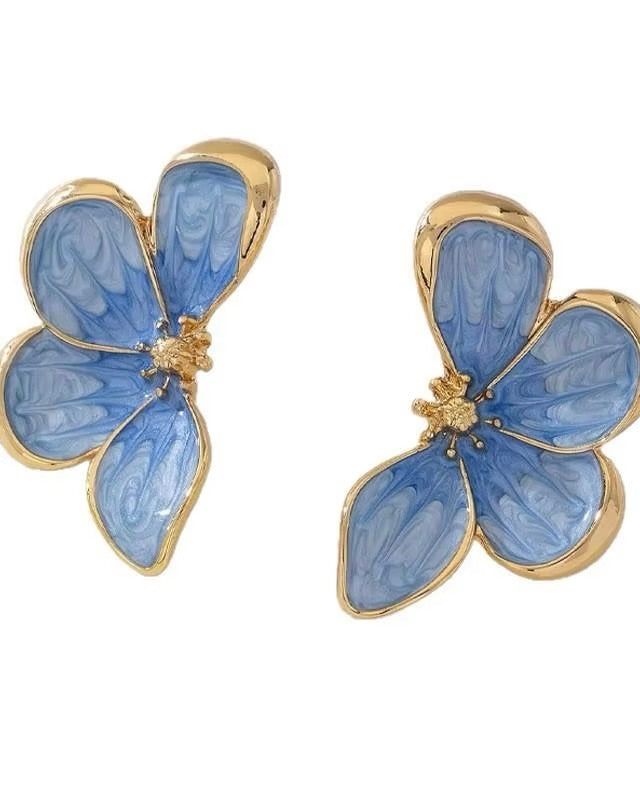 FME357 Half Flower Blue