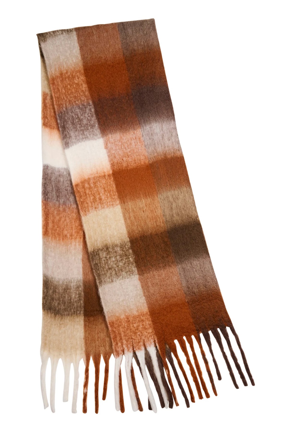 Niseko Check Scarf Tan