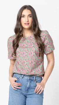 Relaxed Butterfly Carefree Top Rosemary