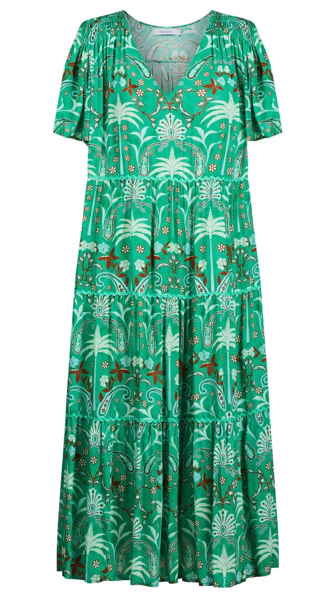 Haiti Maxi Dress Palms